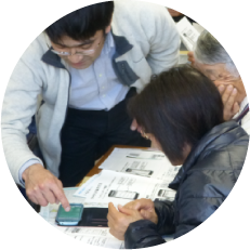 アプリ講習の様子